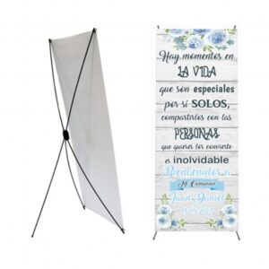 banner maderita azul