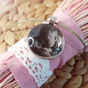 camafeo plateado vintage