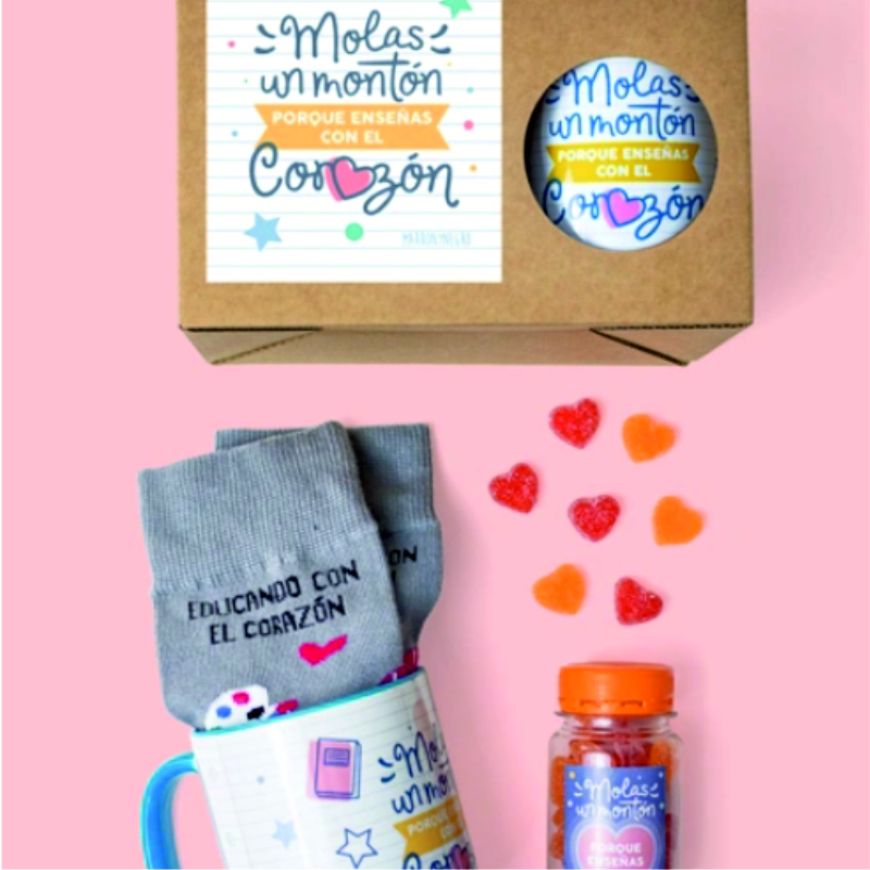 Pack Taza Educando Con El Corazón
