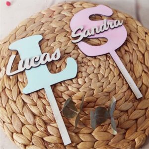 topper tarta color