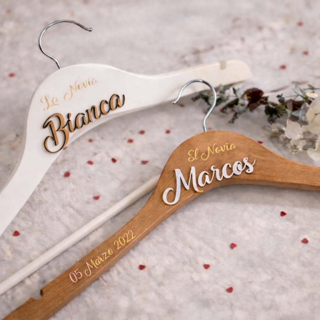 Perchas boda